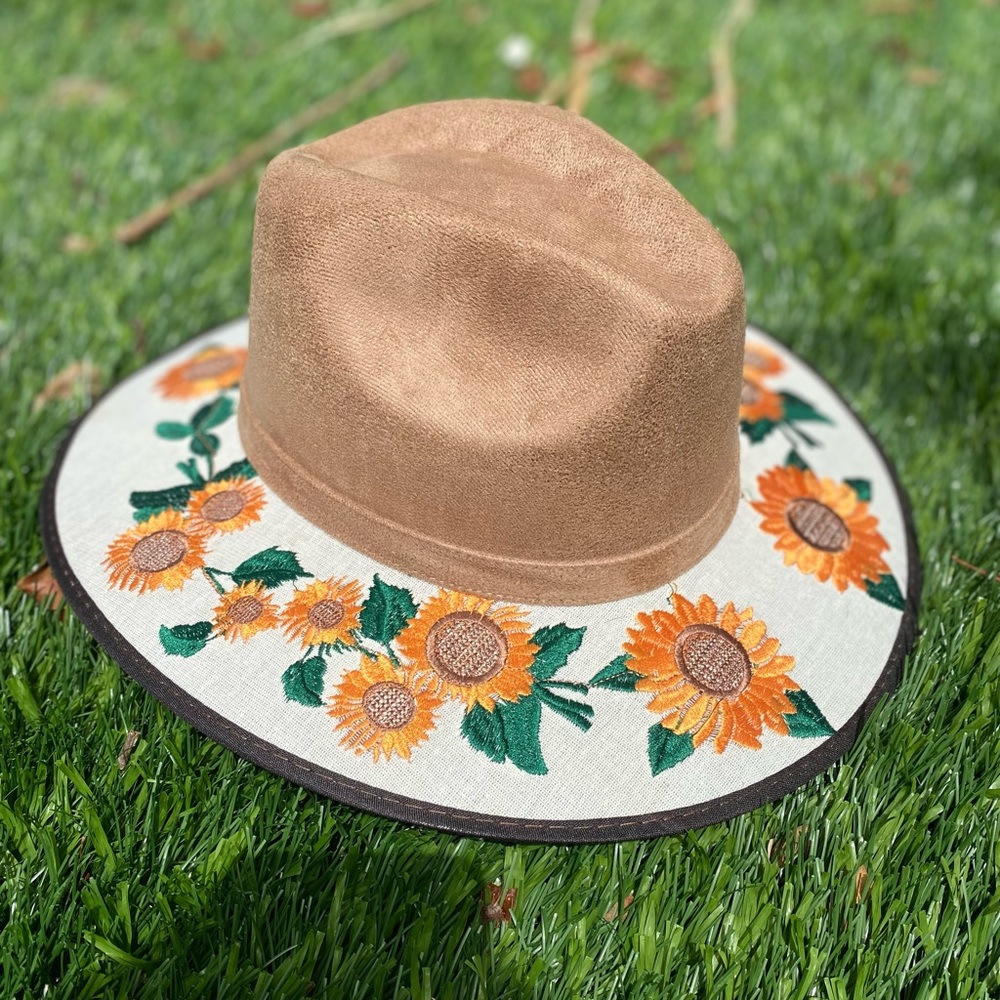 NWT- Embroidered Hat- by:STONE of Mexico